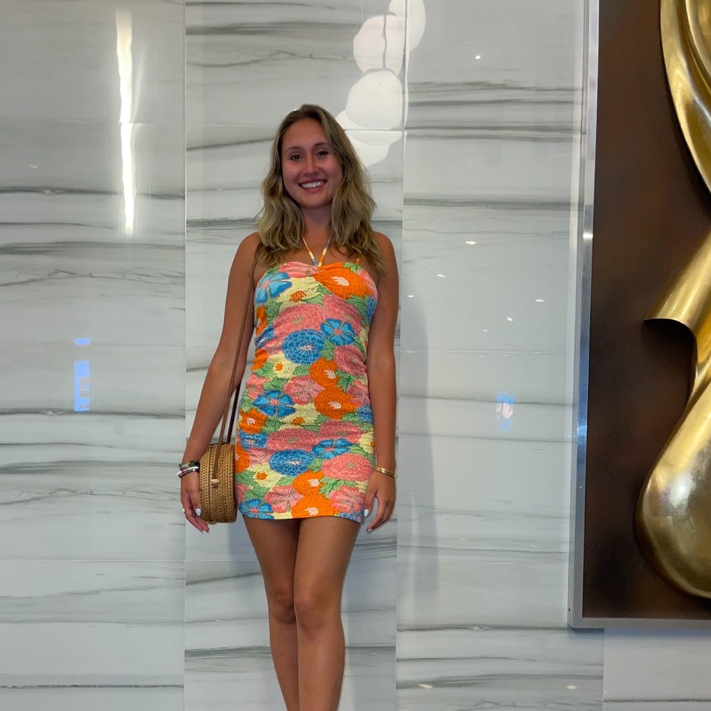ZARA FLORAL DRESS - Picture 4 of 4
